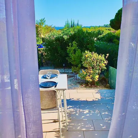 Au Petit Bonheur Vue Mer, Parking, 3 Mn De La Le Lavandou